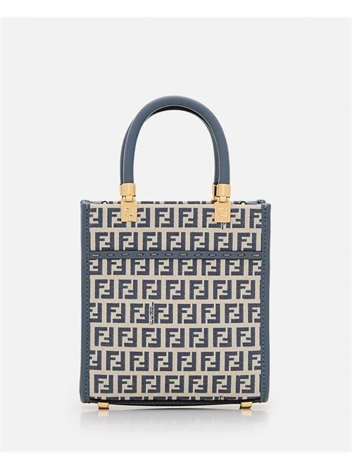 High-end designer bags for menFendi Women Mini Sunshine Jacquard Bag