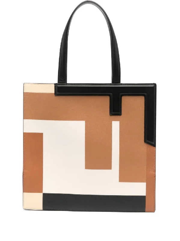 Best-selling designer bags 2025Fendi Women Fendi Flip Medium Leather Tote