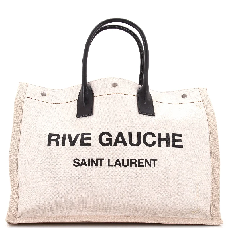 High-quality leather messenger bagsRive Gauche Shopper Tote Canvas Large