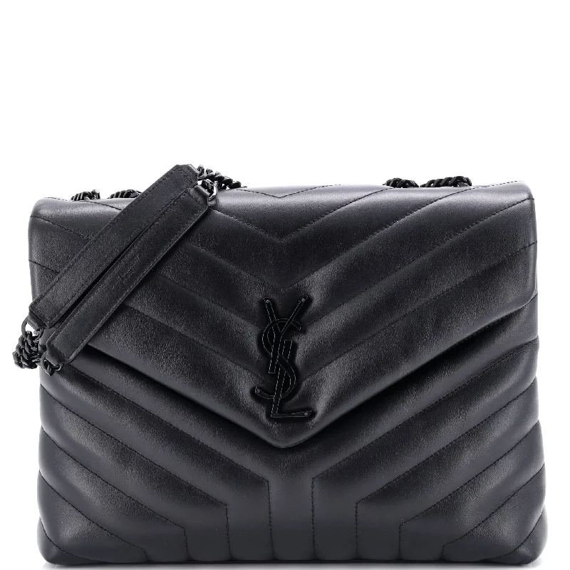 Elegant clutch bags for weddingsLoulou Shoulder Bag Matelasse Chevron Leather Medium