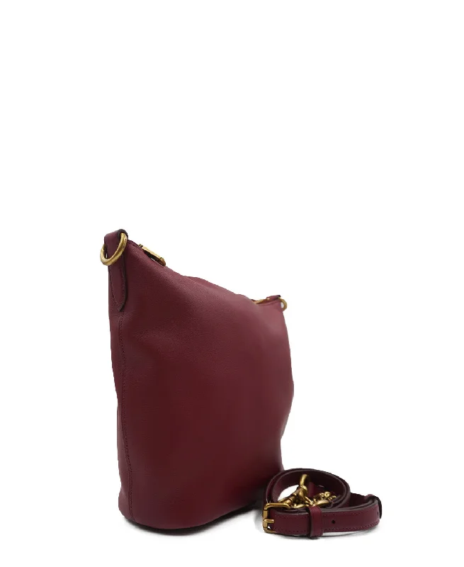 Top-rated backpack brandsVintage Coach Bucket Bag Helen Berg's Legacy Dark Red