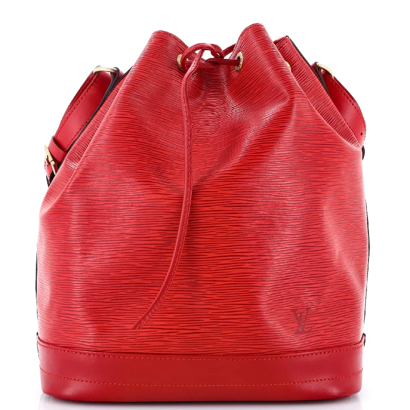 Trendy bucket bags for summerNoe Handbag Epi Leather Large