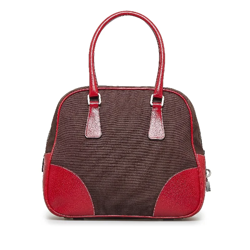 Affordable luxury bags Prada Canapa Bauletto axKL4A