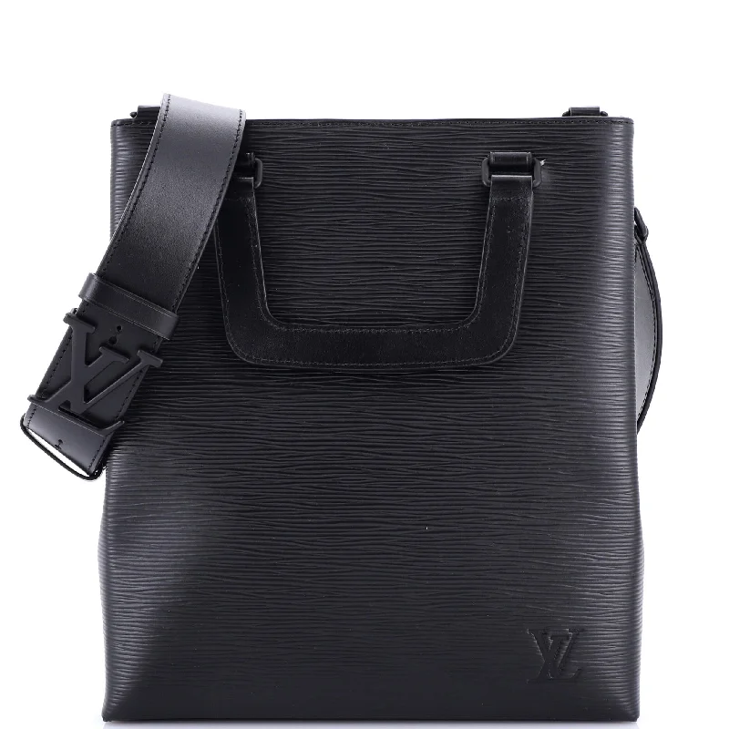 High-end designer bags for menSac Plat Fold Bag Epi Leather