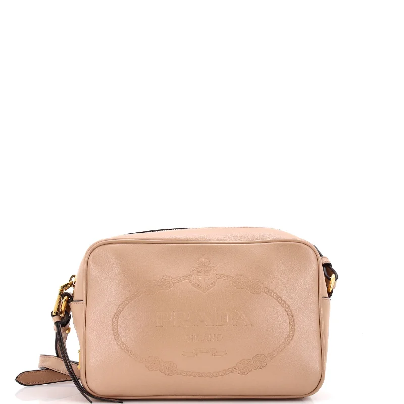 Luxury brand bags on saleLogo Camera Bag Embossed Leather Small