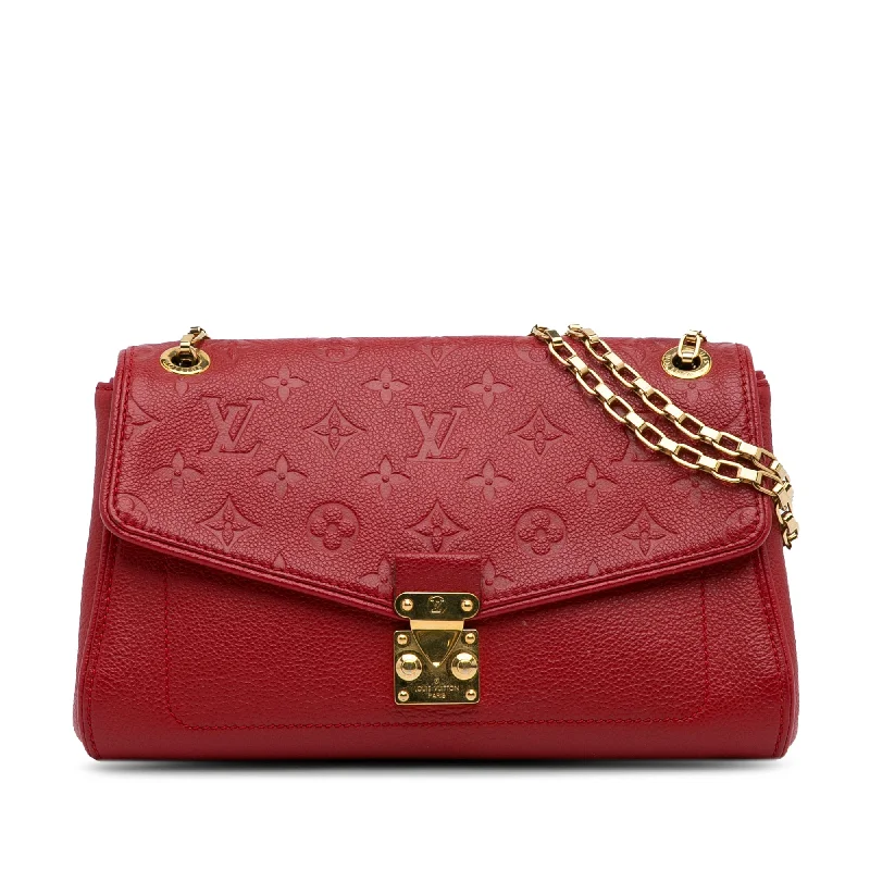 Sustainable fashion bagsRed Louis Vuitton Monogram Empreinte Saint Germain PM Shoulder Bag