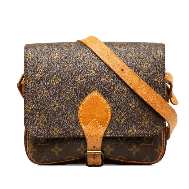 Large capacity travel bagsBrown Louis Vuitton Monogram Cartouchiere MM Crossbody Bag