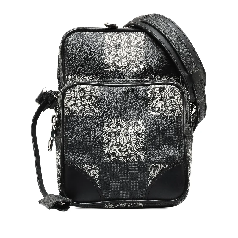 Top-rated backpack brandsBlack Louis Vuitton x Christopher Nemeth Damier Graphite Amazone Crossbody Bag