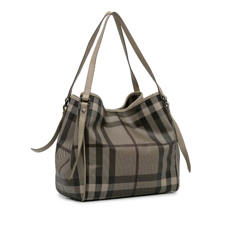 Best bags for weekend getawaysBrown Burberry Smoked Check Canterbury Tote