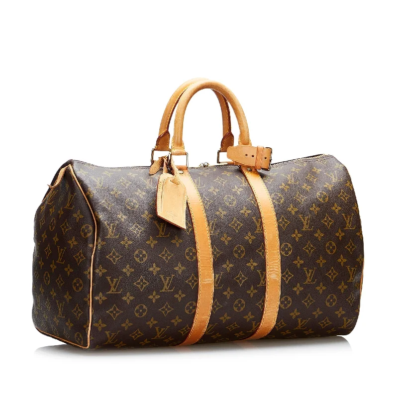 Durable leather bags for daily useLouis Vuitton Keepall 45 Monogram Canvas