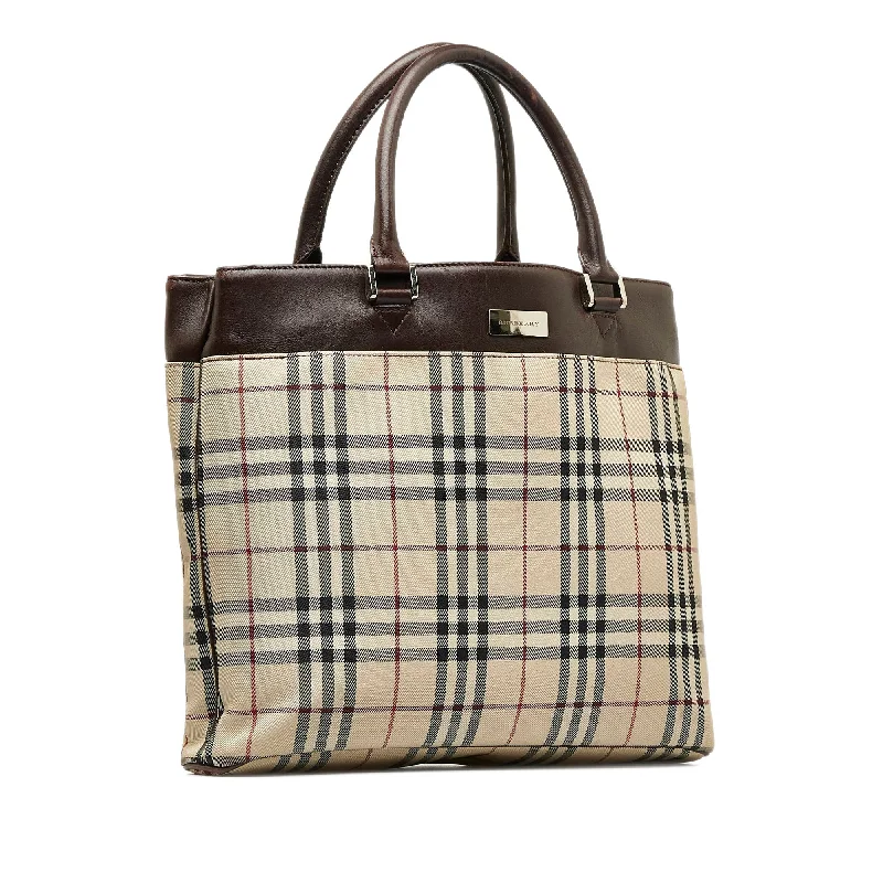 Affordable luxury bags Brown Burberry House Check Tote