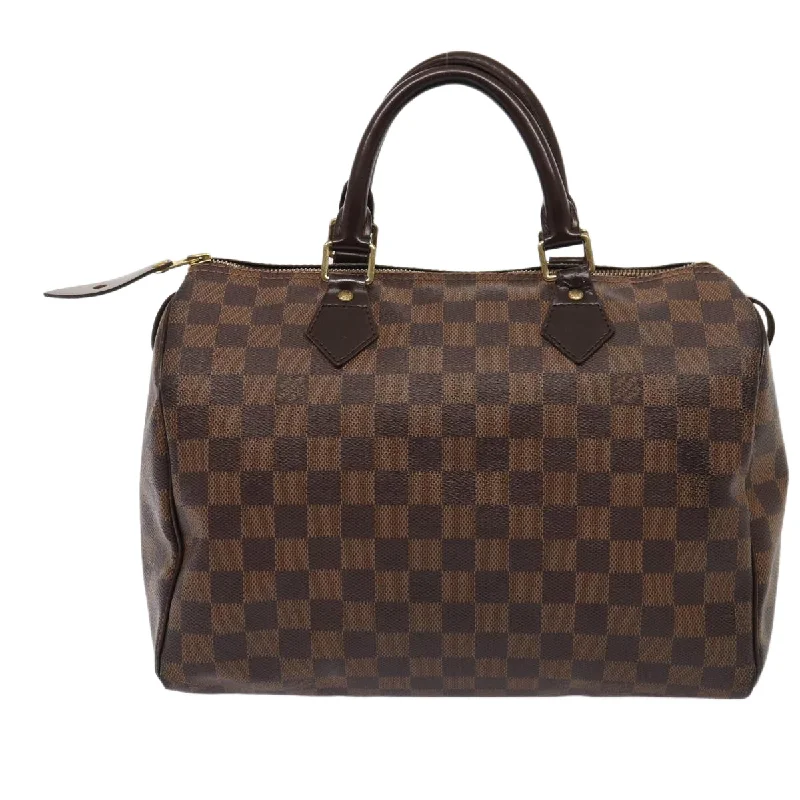 Designer bags with top handlesLOUIS VUITTON Damier Ebene Speedy 30 Hand Bag N41364 LV 87973