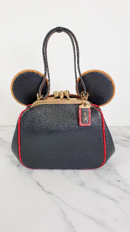 Affordable designer bag dupesCoach x Disney x Keith Haring Mickey Mouse Ears Bag With Kisslock & Chain Strap LIMITED EDITION - Handbag Coach 4720